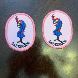 Vintage 1970’s Swiss Maid Quality Emblems Hanna-Barbera Dick Dastardly Patch (2)